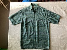 VINTAGE ST MICHAEL CRAZY Jazzy PRINT SHIRT Size S RETRO FUNKY FESTIVAL RAVE