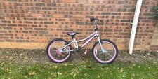 Verve Girls' 20-inch Blue Pink BMX Bike Kids Used Condition