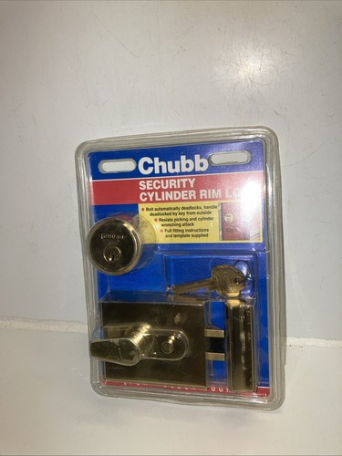 Chubb 4l72 brass finish - chubb,