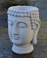 Garden Ornaments Plant Pot Buddha Head  Decor Out/Indoor  22CM DS5948 - ELM