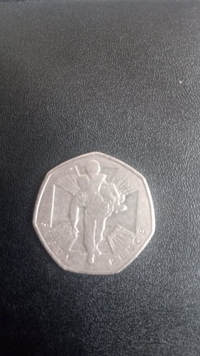 Rare 50p solider carrying - rare, a