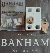 Banham Security Lock For Collapsible X-Lattice Roller Shutter Grill Trellidor
