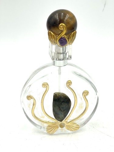 Large glass perfume bottle - glass,