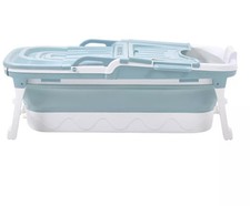 Folding Bathtub Soaking Barrel Bathroom Warm Spa Sauna for Adults Children Kids