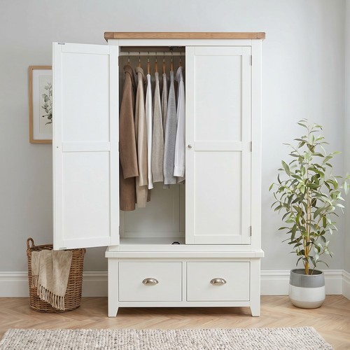 Cheshire white double - white, door