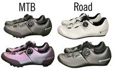 MADE IN ITALY Vittoria Alise Road & MTB Clip In Cycling Bike Shoes For Men Women