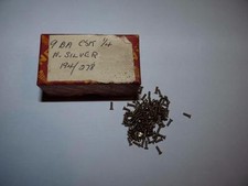 9BA X 1/4 COUNTERSUNK SCREWS X 20 - N.SILVER - LIVE STEAM