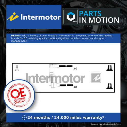 Leads ignition cables set - leads,