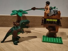 Lego Duplo Dino Trap 5597 Dinosaur T-Rex & Cavemen (Largely complete - see note)