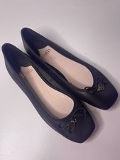 FAITH Black Ballet Flats Shoes