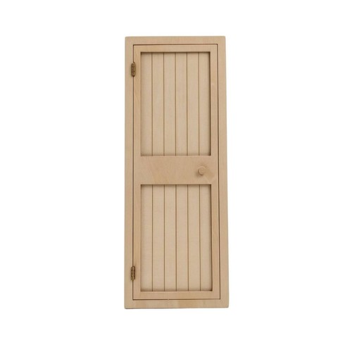Miniature wooden door - miniature,