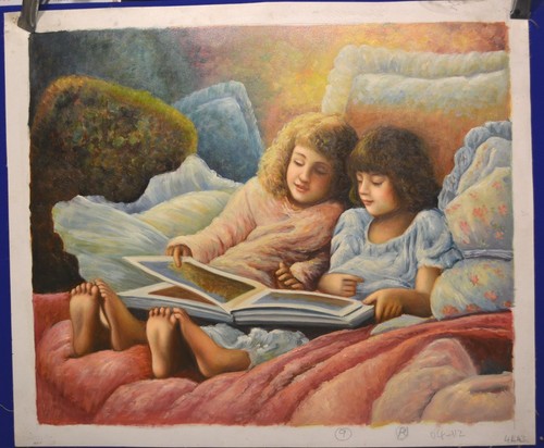 Hand painted oil painting - oil, on