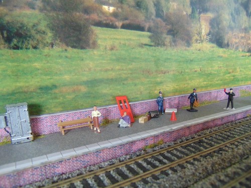 Model railway figures - model,