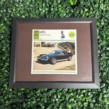 Framed 1971 Lotus Europa Twin