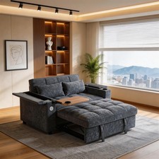 Seater pull out sofa bed - 2,