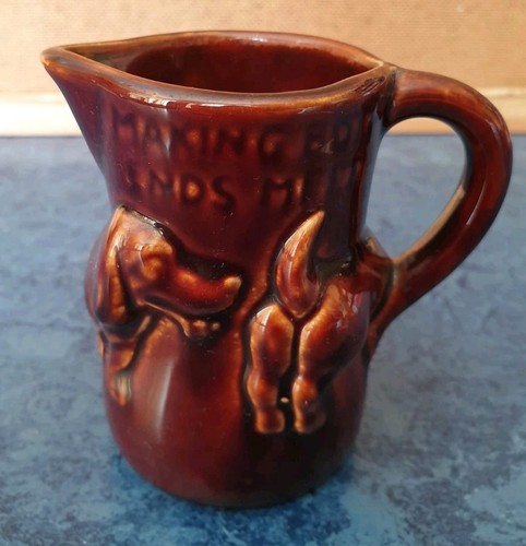 Novelty brown glaze dachshund