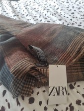 Zara large check multicoloured