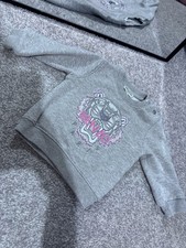 Baby Girls Grey Kenzo Jumper