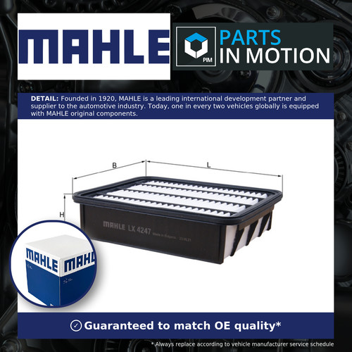 Air filter fits toyota land - air,