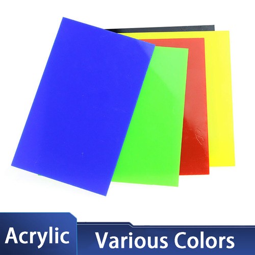Cut size coloured acryli c - cut,