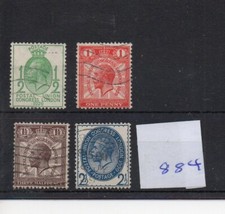 GB - George V (884) - 1929  Postal Union Congress - low values - used