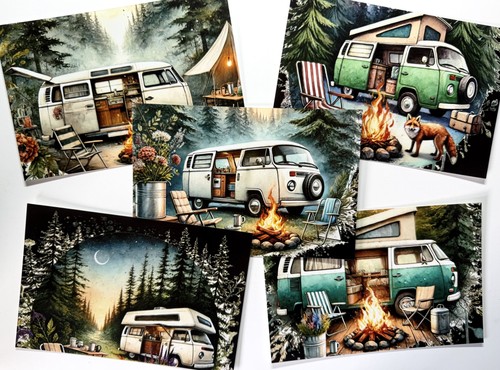Campervan art - campervan,