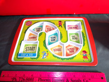 Genuine Fred Dinner Winner Tray Children Lunch Board Game Kids Dinner Plate NICE