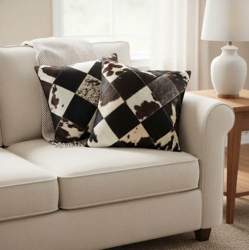 Real patchwork cowhide - 2,