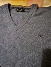 Hackett Men's Blue XL Pullover Jumper And Peach T Shirt