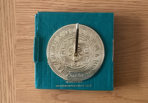 Suns tyne mini brass sundial - suns,