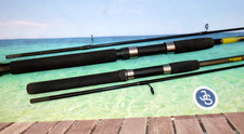 2 Grandslam Carbo Strike & Shakespeare spinning lure rods 6' & 6.5'