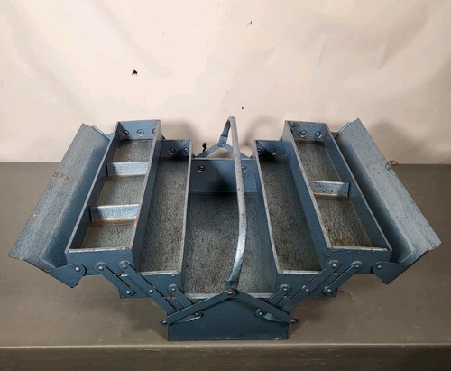 Vintage large blue metal - vintage,