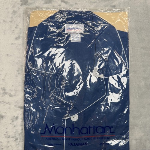 Manhattan pajamas men blue - pajamas,