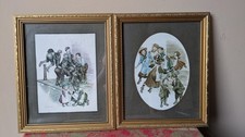 Pair of Ronald Embleton Victoriana Prints Framed/Mounted VGC Free P&P