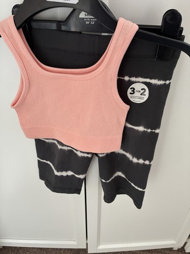 Nwt girls crop - m&s, tie
