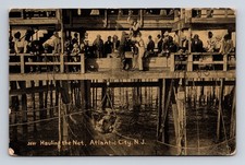 1909 Hauling the Net Fisherman