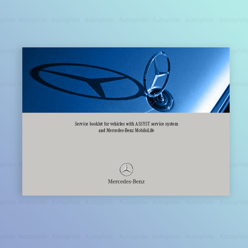Mercedes service history - service, book
