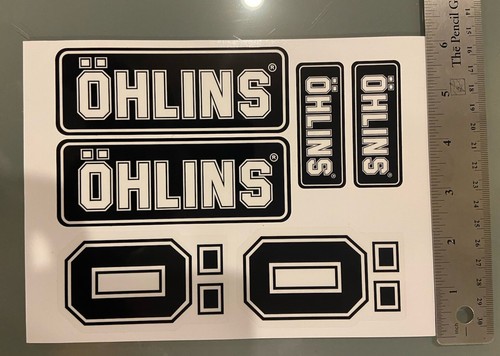 Ohlins factory original decal - original,
