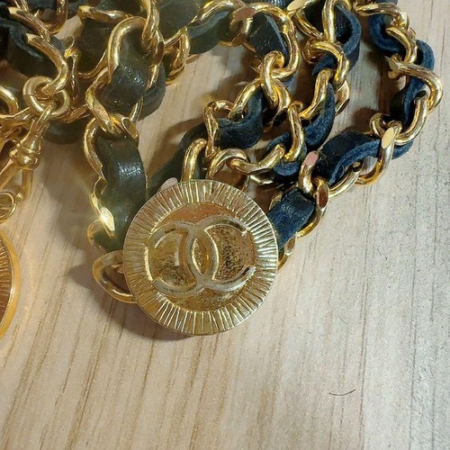 Chanel double strand coin - double,