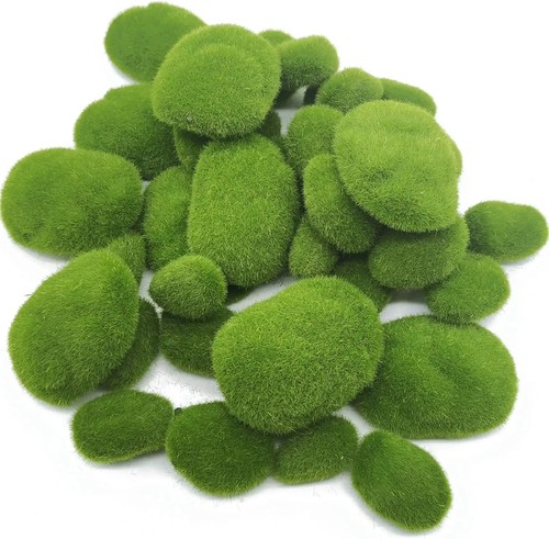 10pcs artificial moss stones - artificial,