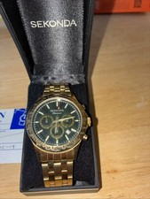 Men’s Sekonda Classique Gold Plated  Bracelet Watch