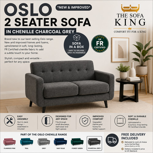 Charcoal grey chenille sofas - charcoal, |