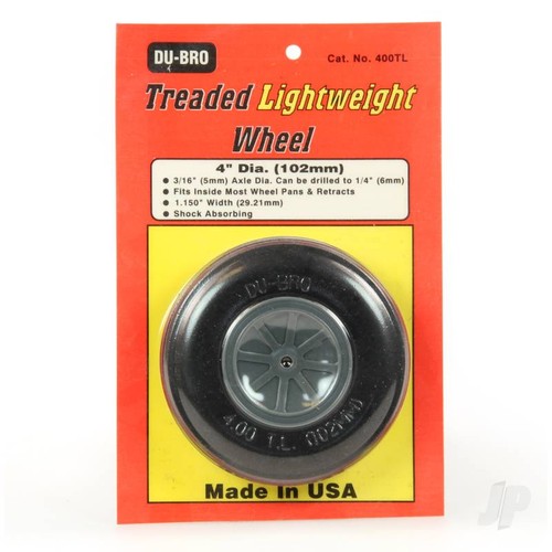 4in diameter treaded - 4in,