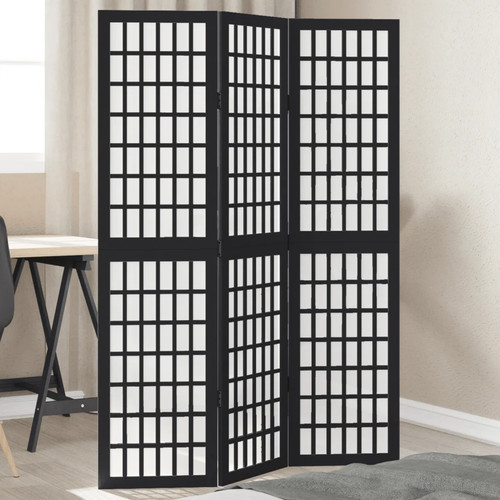 Room divider panel black - room, 3-panel