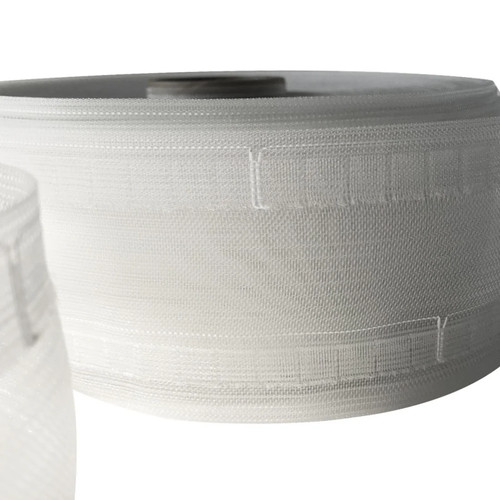 75mm wave curtain heading - 75mm,