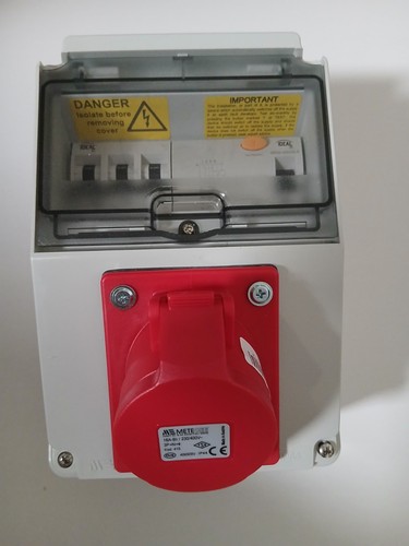 Rcd protected red socket - rcd,