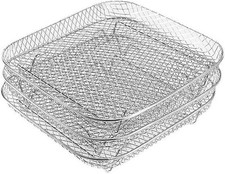 3 Layer Air Fryer Rack, Stainless Steel Air Fryer Basket, Cooling Racks