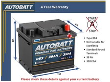 Battery fits ROVER 25 111 114