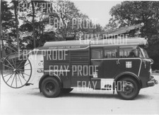 DURHAM COUNTY FIRE BRIGADE - Fire Engine  -  5.5x8 inch B/W photo