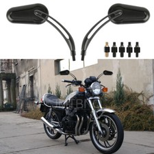 Black Motorcycle Rear View